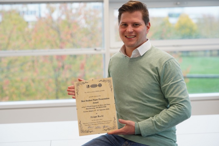 Holger Rühl mit Student Award